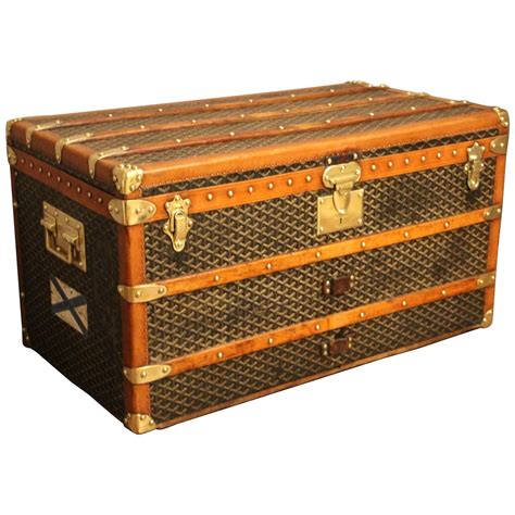 goyard antique trunk|Goyard trunk price.